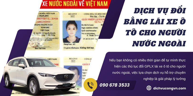 Đổi bằng lái xe cho người nước ngoài tại Quảng Ninh