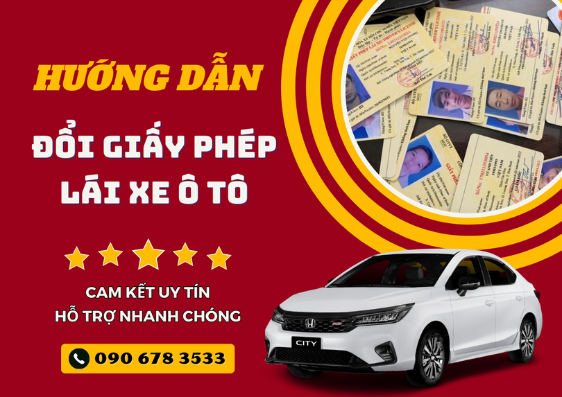 Hướng dẫn đổi giấy phép lái xe ô tô tại Bắc Giang