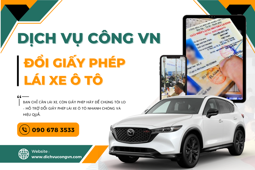 Dịch vụ đổi giấy phép lái xe ô tô tại Lâm Đồng