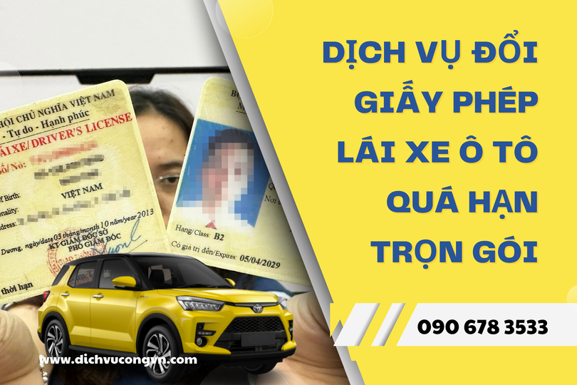 Dịch vụ đổi giấy phép lái xe ô tô tại Nghệ An