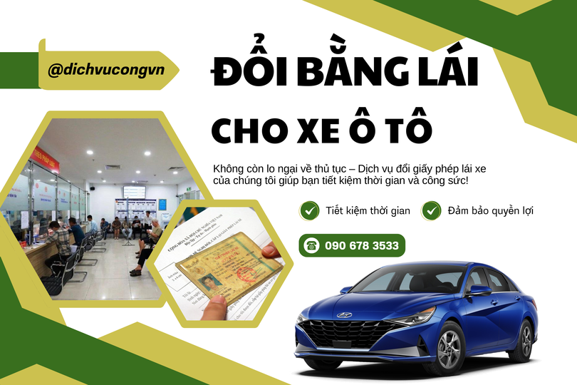 Hồ sơ cần khi đổi giấy phép lái xe ô tô tại Vũng Tàu