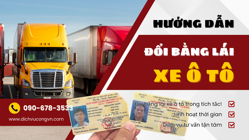 Thủ Tục Đổi Bằng Lái Xe Ô Tô Tại Hải Phòng Đơn Giản Nhất