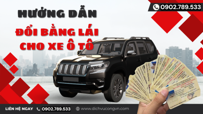 Đổi giấy phép lái xe tại Long An