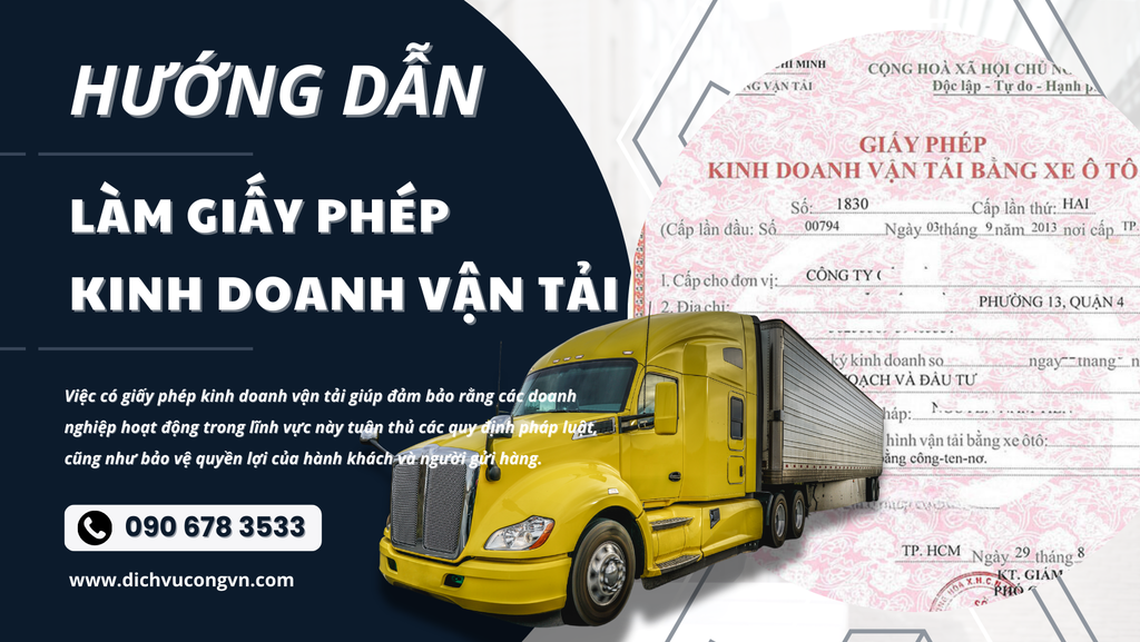 Hướng dẫn xin giấy phép kinh doanh vận tải tại Bắc Ninh