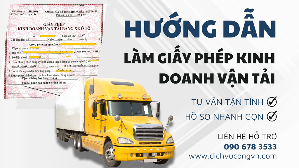 Hướng dẫn xin cấp giấy phép kinh doanh vận tải tại Bình Dương