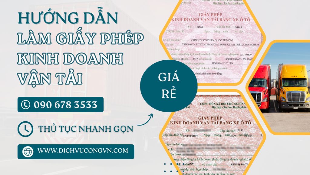 Quy trình làm giấy phép kinh doanh vận tải ở Hải Phòng