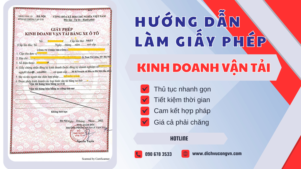 Làm thế nào để xin giấy phép kinh doanh vận tải tại Hồ Chí Minh