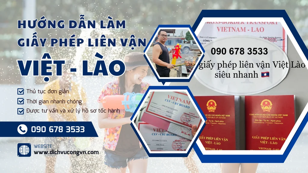 Hướng dẫn làm giấy phép liên vận Việt Lào