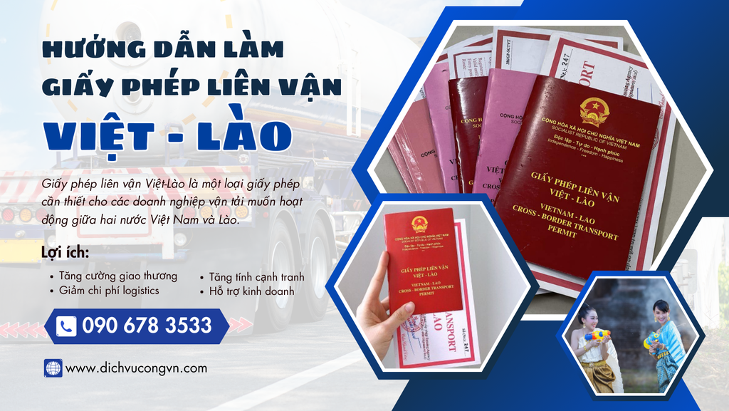 Hướng dẫn làm giấy phép liên vận Việt Lào Bắc Ninh