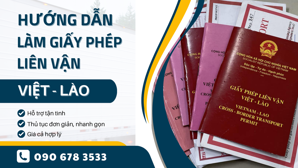 Hướng dẫn đăng ký vận tải hàng hóa Việt-Lào tại Hà Nội.