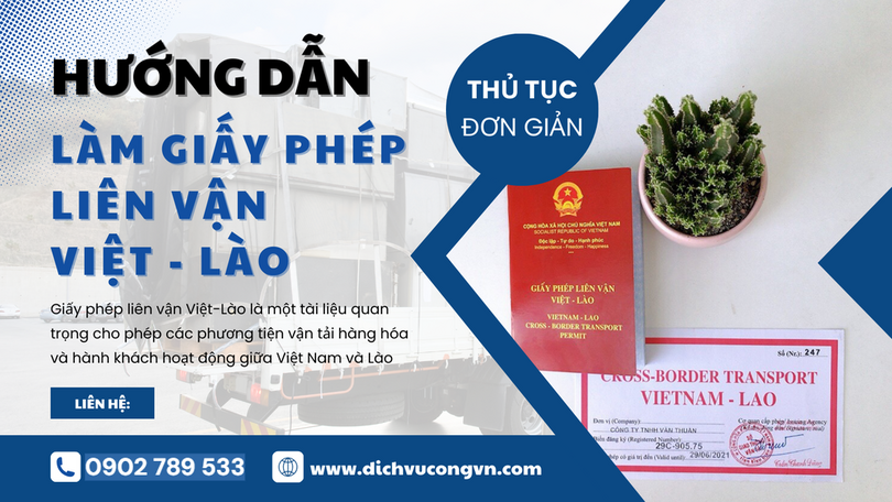 làm giấy phép liên vận Việt Lào tại Hồ Chí Minh