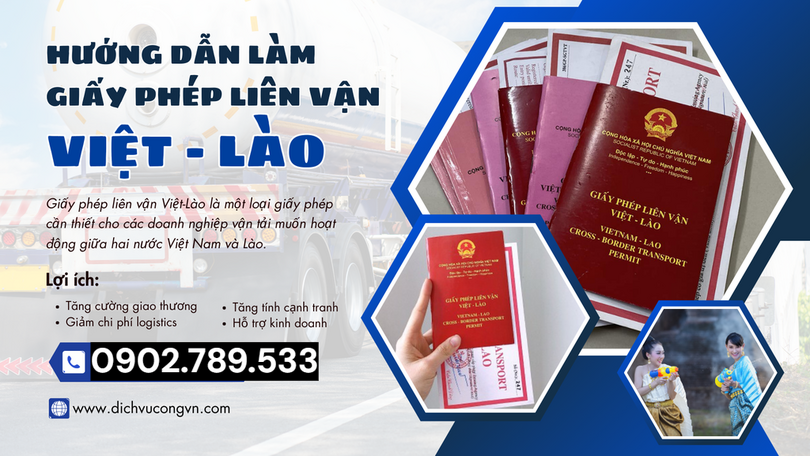 Làm giấy phép liên vận Việt Lào tại Hồ Chí Minh giá rẻ