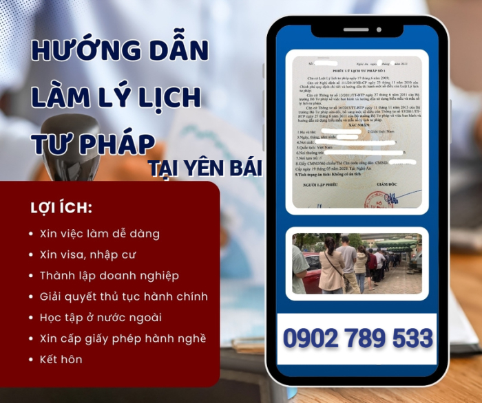 Lý lịch Tư pháp tại Yên Bái