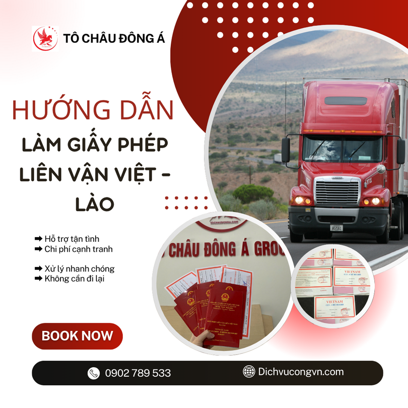 Dịch vụ làm giấy phép liên vận Việt Lào tại Quảng Ngãi
