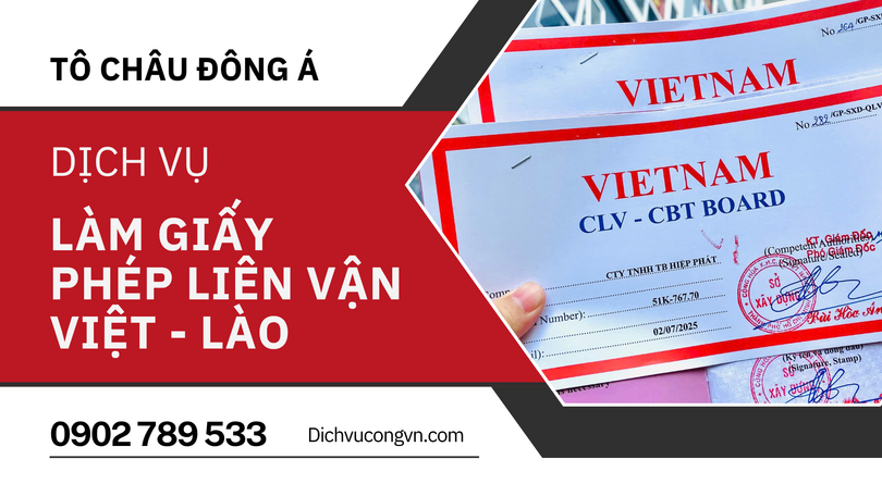 Dịch vụ làm giấy phép liên vận Việt Lào tại Quảng Ngãi