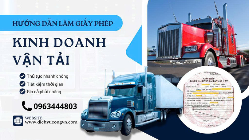Làm giấy phép kinh doanh vận tải tại Hưng Yên