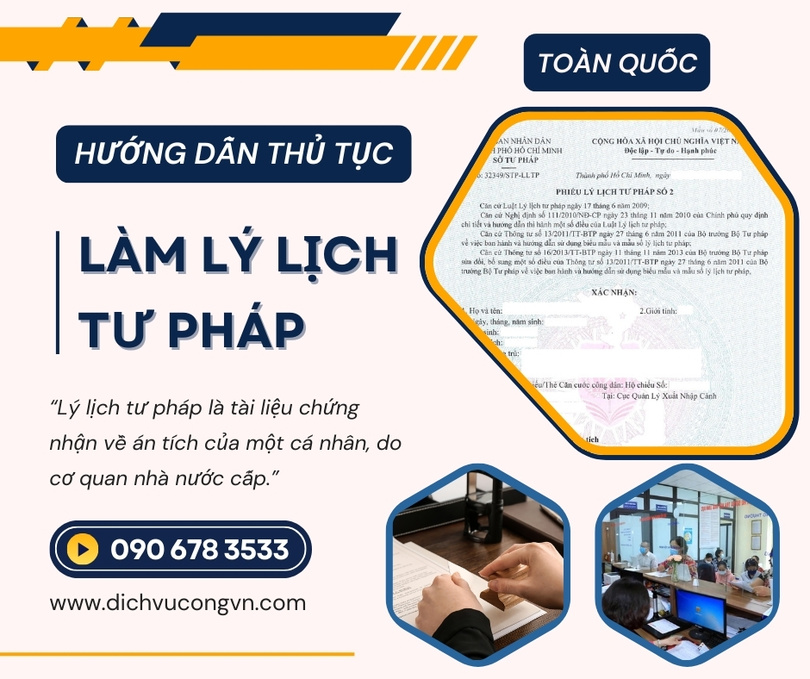 Làm lý lịch tư pháp tại Hồ Chí Minh