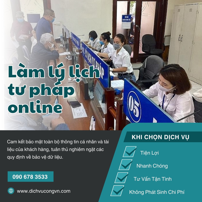 Làm lý lịch tư pháp tại Huế