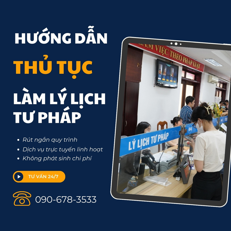 Hướng dẫn làm lý lịch tư pháp tại Vĩnh Phúc