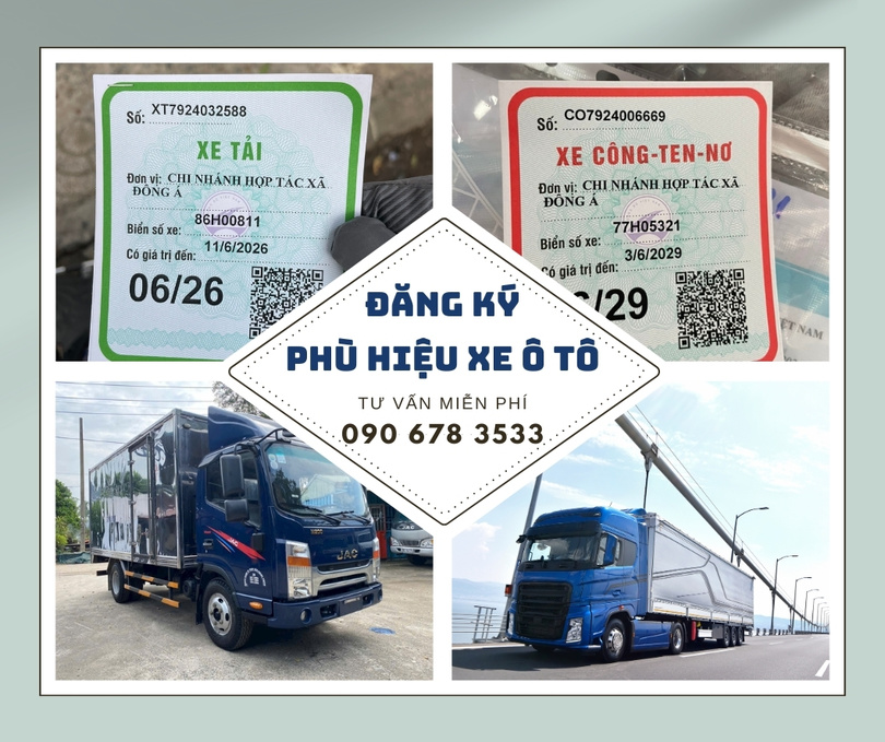 Dịch vụ làm phù hiệu xe ô tô tại Long An