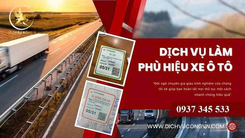 làm phù hiệu xe hợp đồng tại Thái Nguyên