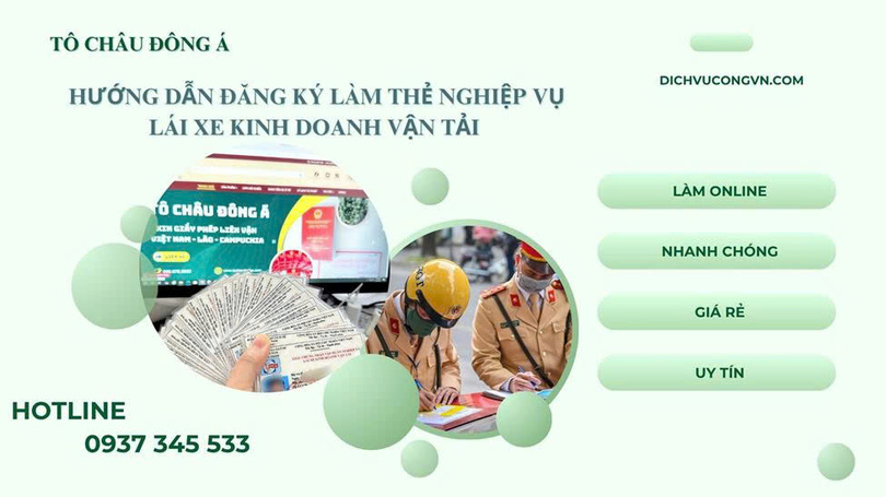 Làm thẻ tập huấn nghiệp vụ lái xe giá rẻ ở Gia Lai