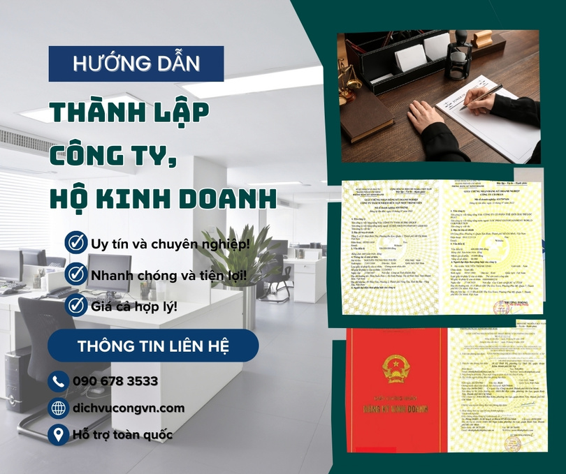 Thành lập công ty, hộ kinh doanh tại Bắc Ninh