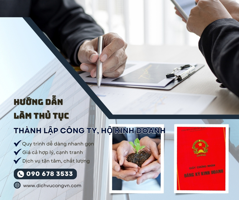 Thành lập công ty, hộ kinh doanh uy tín