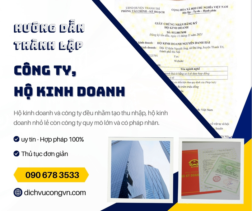 Các bước thành lập công ty tại TP Hồ Chí Minh