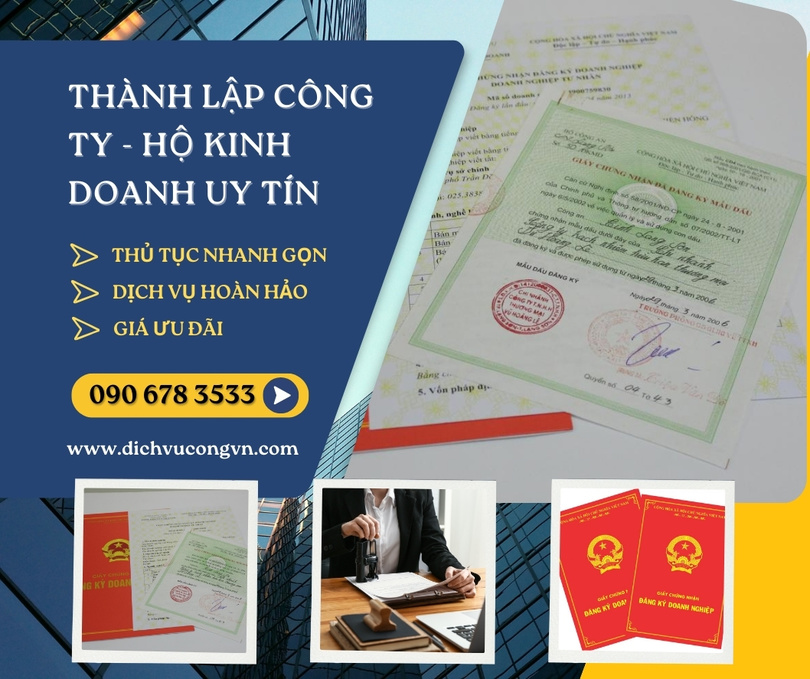 Các bước thành lập công ty tại Hà Nội