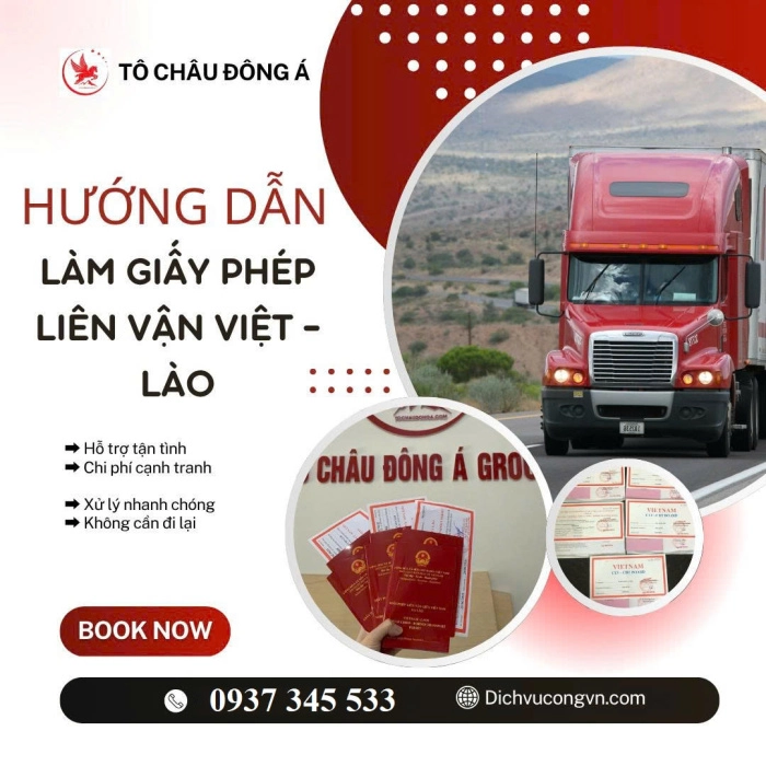 CẤP LIÊN VẬN VIỆT LÀO CHO XE HÀNG HÓA TẠI NINH BÌNH