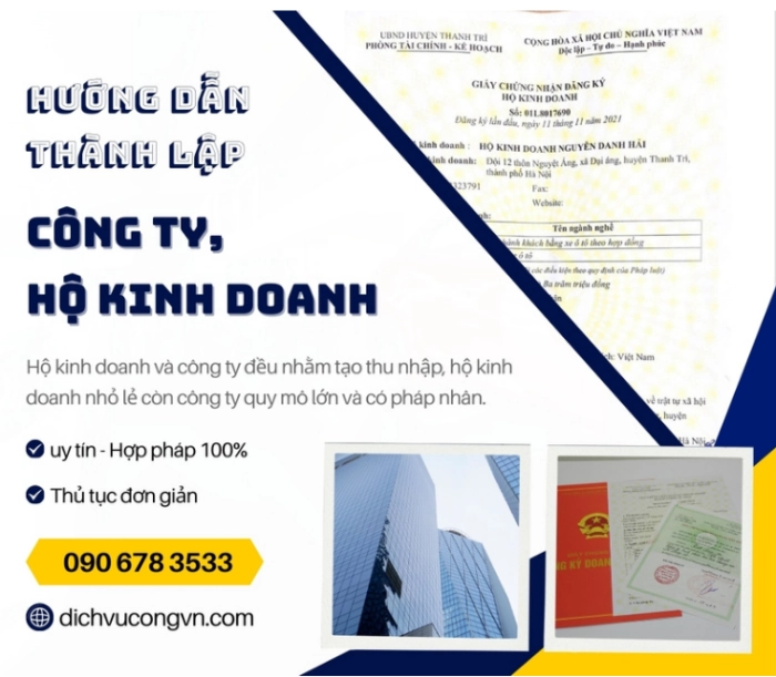 Thủ tục đăng ký thành lập doanh nghiệp vận tải ở Thành phố Hồ Chí Minh